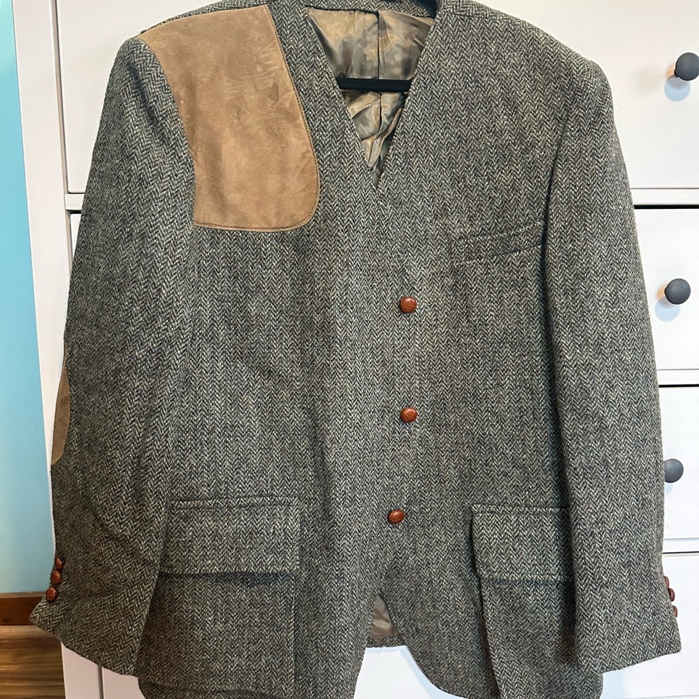 Harris Tweed Scottish Wool Upland Jacket